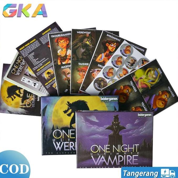CRASOS Kartu Ultimate Werewolf/One Night Werewolf Game/Card Board Game