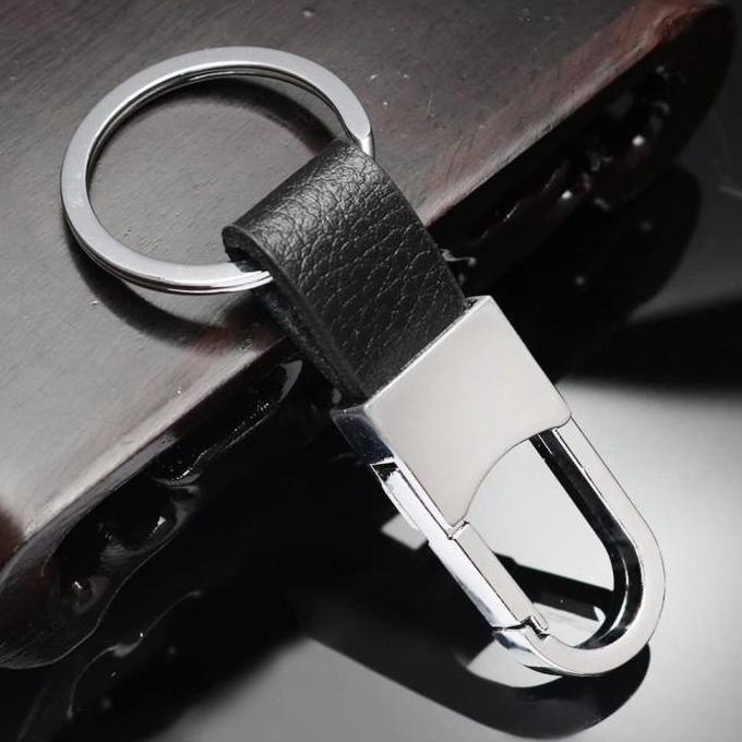 WISZCA Gantungan Kunci  Pinggang Kulit Mobil Motor Hadiah Key