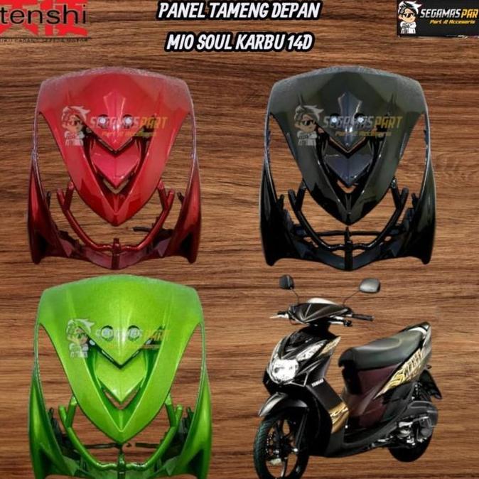 PANEL FRONT COVER TAMENG KAP DASI DEPAN MIO SOUL LAMA 14D BEST QUALITY