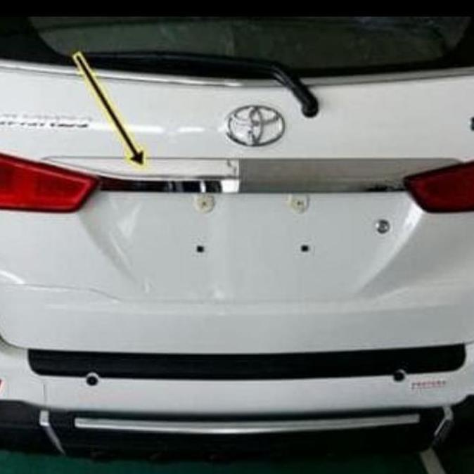 TRUNKLID LIS CHROME PINTU BAGASI AVANZA/XENIA 2016-2018 ORIGINAL BARU