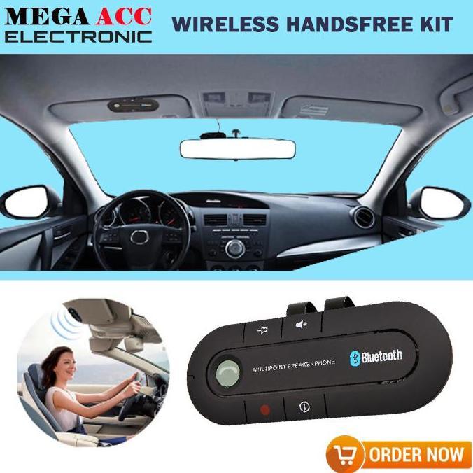 QROPSNO High Quality Wireless Car Bluetooth Slim Magnetic Handsfree Kit Music