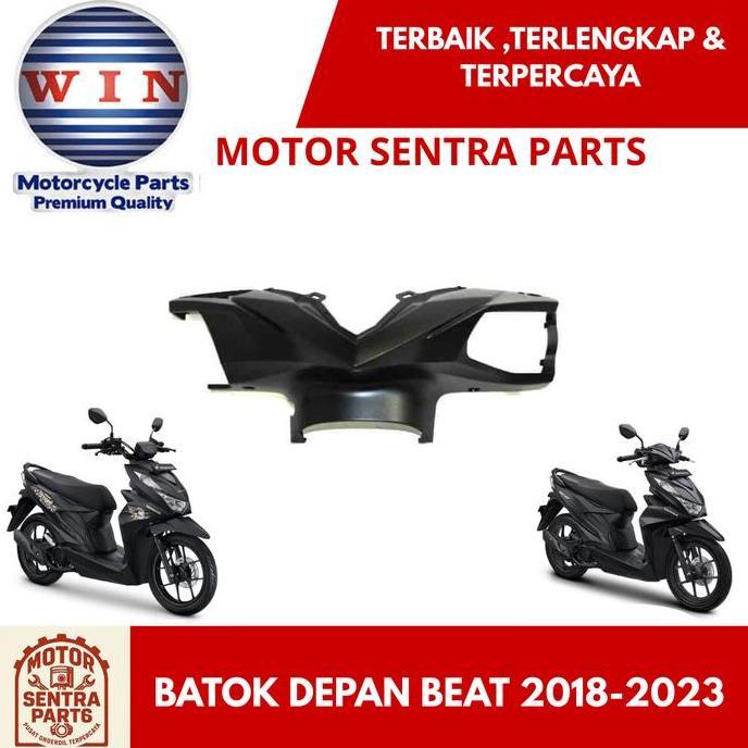 FRONT HANDLE/ BATOK DEPAN BEAT DELUXE NEW HITAM DOFF WIN TERBAIK