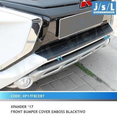 COVER BUMPER DEPAN EMBOSS XPANDER 2017 - 2021 AKSESORIS MOBIL JSL BARU