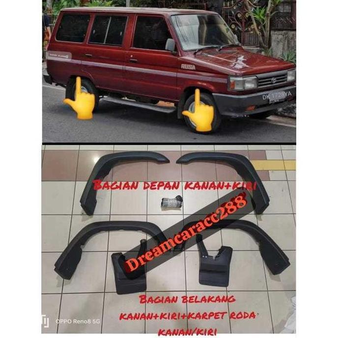 OVER FENDER PLASTIK KIJANG GRAND/KIJANG SUPER/KIJANG JANTAN LONG/SHORT BARU