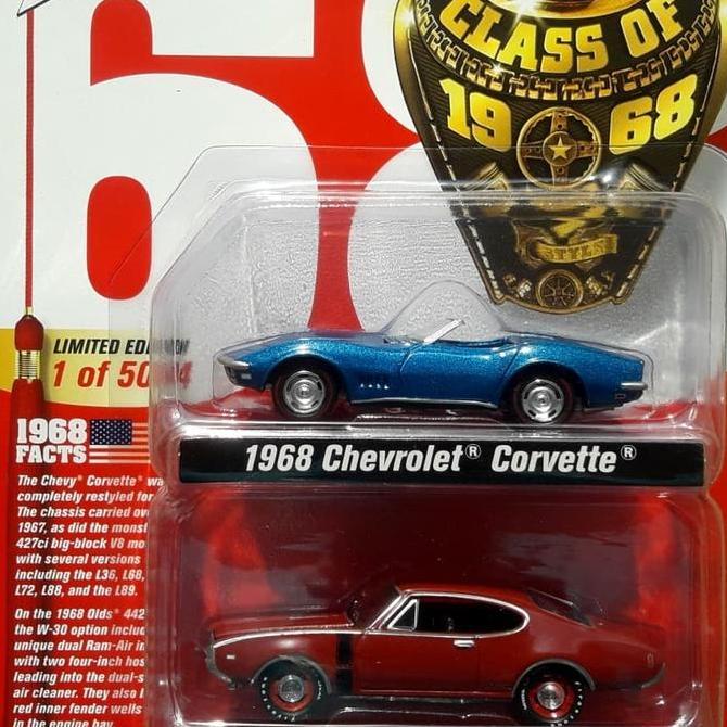 JOHNNY LIGHTNING 1968 series - CHEVROLET CORVETTE & OLDSMOBILE 442 W30
