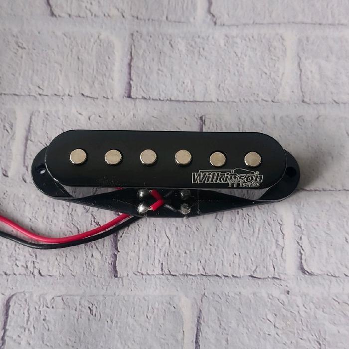 pick up gitar elektrik single coil wilkinson m series WOVS M hitam