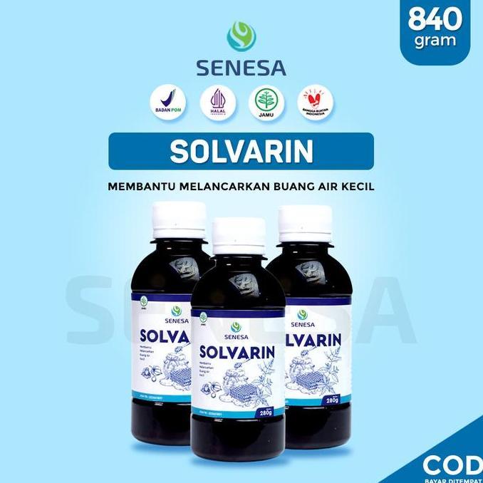 3 PCS - Senesa Madu Solvarin Obat Herbal Pengobatan Kencing Manis