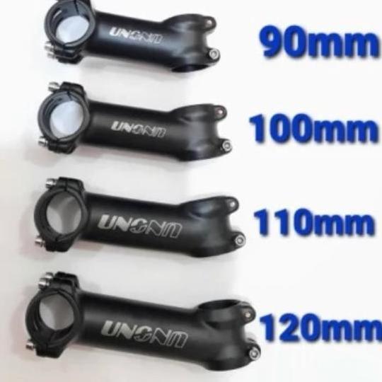 Stem Oversize 31.8 mm Uno XLIGHT Rise 12 Dan 17 Derajat Hitam OS 31.8mm