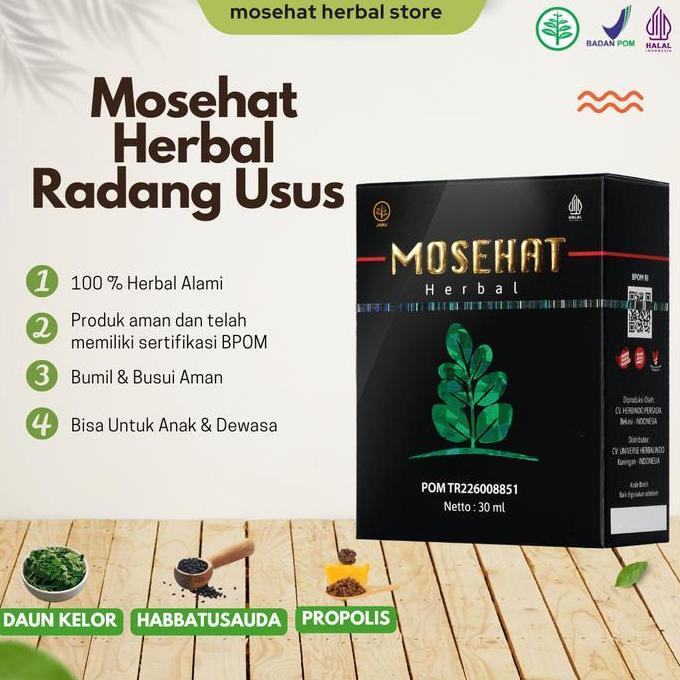 Obat Radang Usus Herbal Mosehat Jamu Tetes Terbukti Khasiatnya BPOM