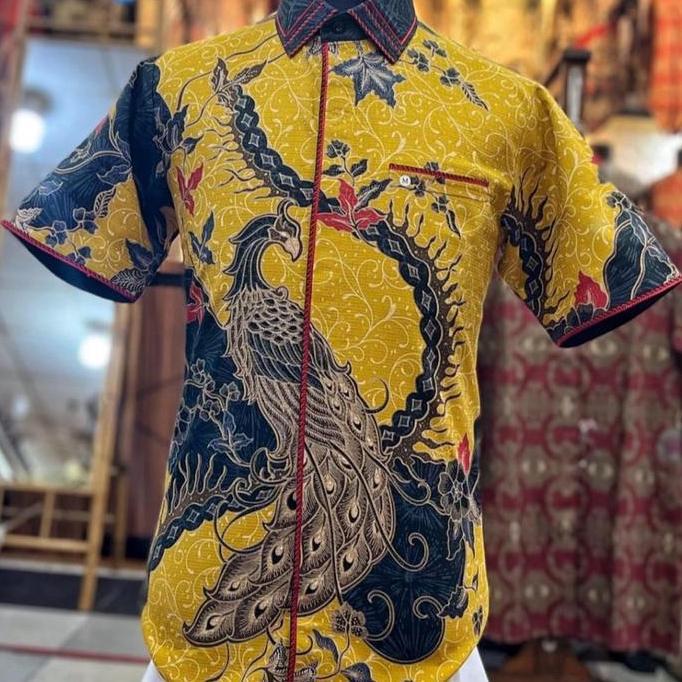Batik Cantik Exclusive - SATMAKA | Baju Batik Pria premium sk dobby india exclusive modern | Kemeja 