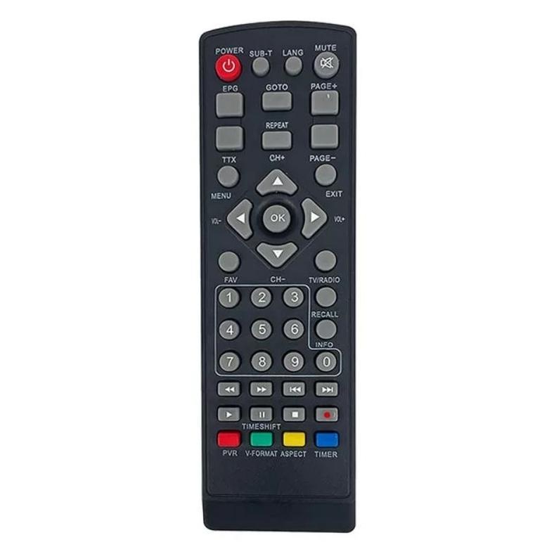 LASKARLAPAK REMOT DIGITAL SET TOP BOX T2 U002  LUBY ADVANCE INFICO VITARA FIOLINE FLECO GOLDSAT SUPE
