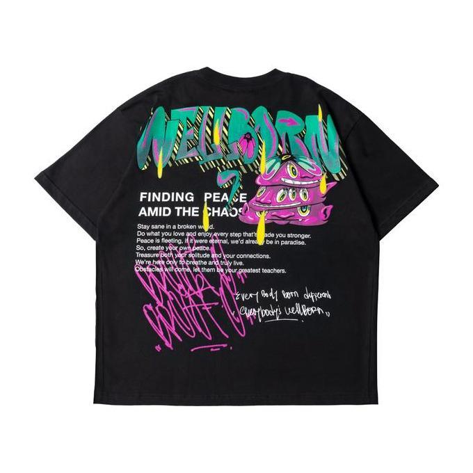 WELLBORN X BRONTO Oversized Heavyweht T-shirt Black