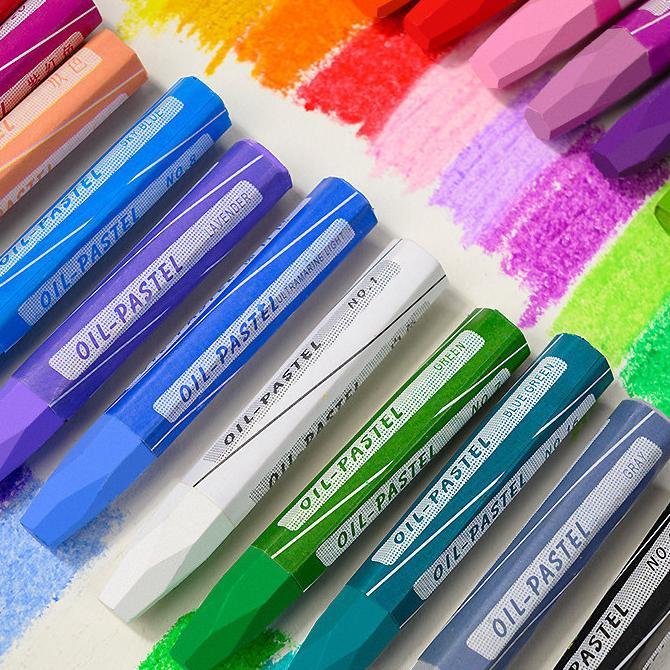 HOT DEALS CRAYON OIL PASTEL SET 12WARNA DAN 24WARNA / CRAYON OIL PASTEL / CRAYON MINYAK OIL PASTEL /