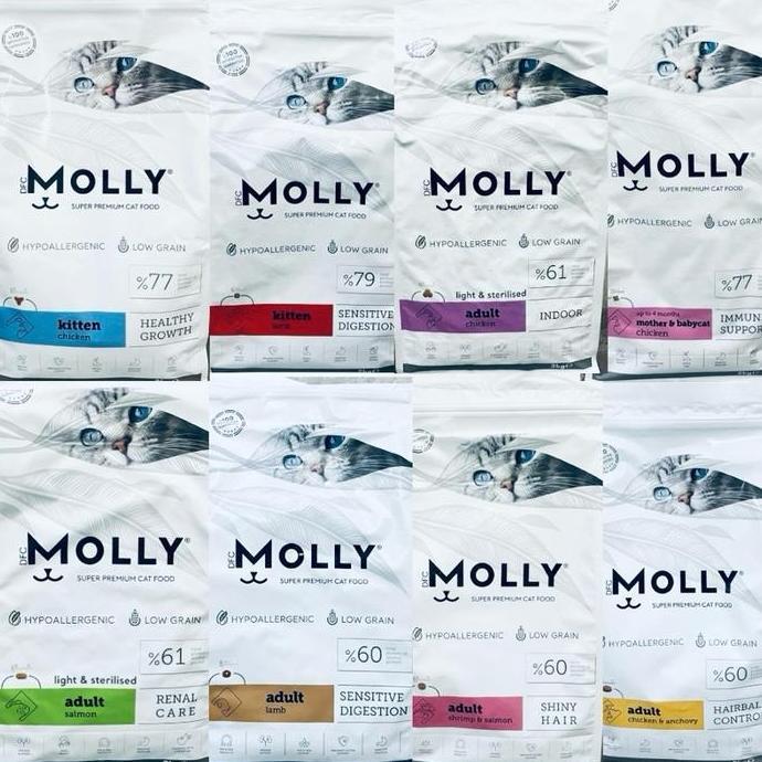 TERBARU - Molly cat food makanan kucing kering catfood kibble cat food kitten food adult cat food