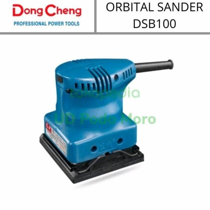 TERBARU - Dongcheng DSB100 Mesin Amplas Sander Tangan Kayu Orbital DSB 100