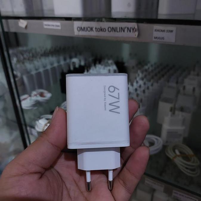 Adaptor kepala Xiaomi 67W Original Copotan 67 watt bawaan Asli