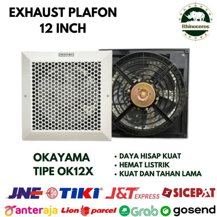 EXHAUST FAN PLAFON 10 INCHI KIPAS PLAFON 10 INCH KIPAS BLOWER HEXOS ANGIN HISAP KIPAS KAMAR MANDI DA