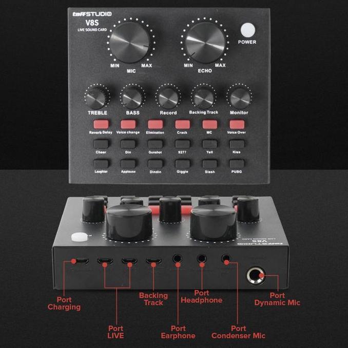 New Soundcard V8 V8s V8u V8plus Original Taffstudio