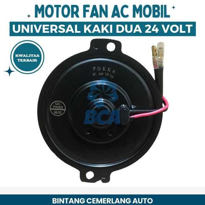 MOTOR EXTRA FAN CONDENSOR RADIATOR 24 VOLT AC MOBIL UNIVERSAL 24V SIAP KIRIM