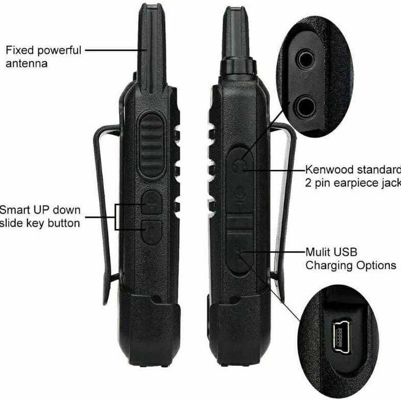 ISI 2 HT WLN WARNA BLACK | HT WLAN SEPASANG UHF TWO WAY | RADIO KOMUNIKASI TAKTIS MEMPERMUDAH  KOMUN