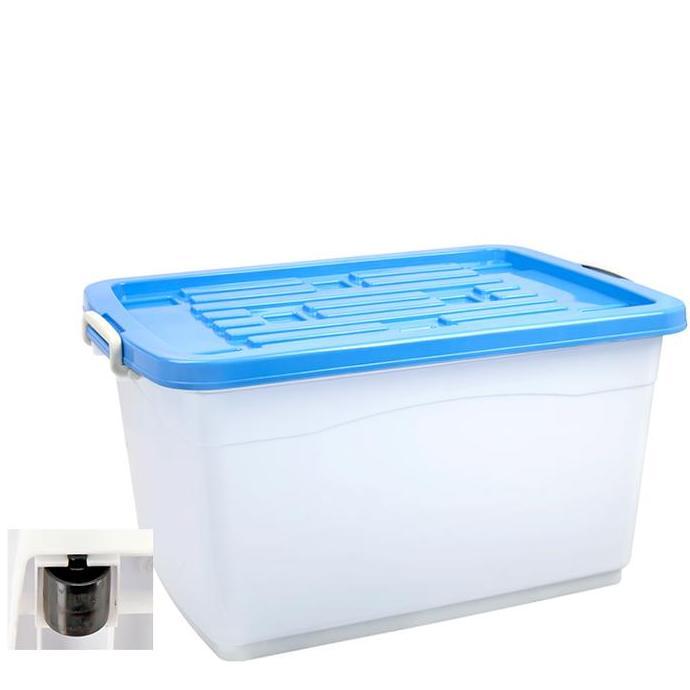TERLARIS BOX CONTAINER 160 LITER GREEN LEAF 7884 PLASTIK STORAGE TEMPAT PENYIMPANAN BARANG MAINAN SP