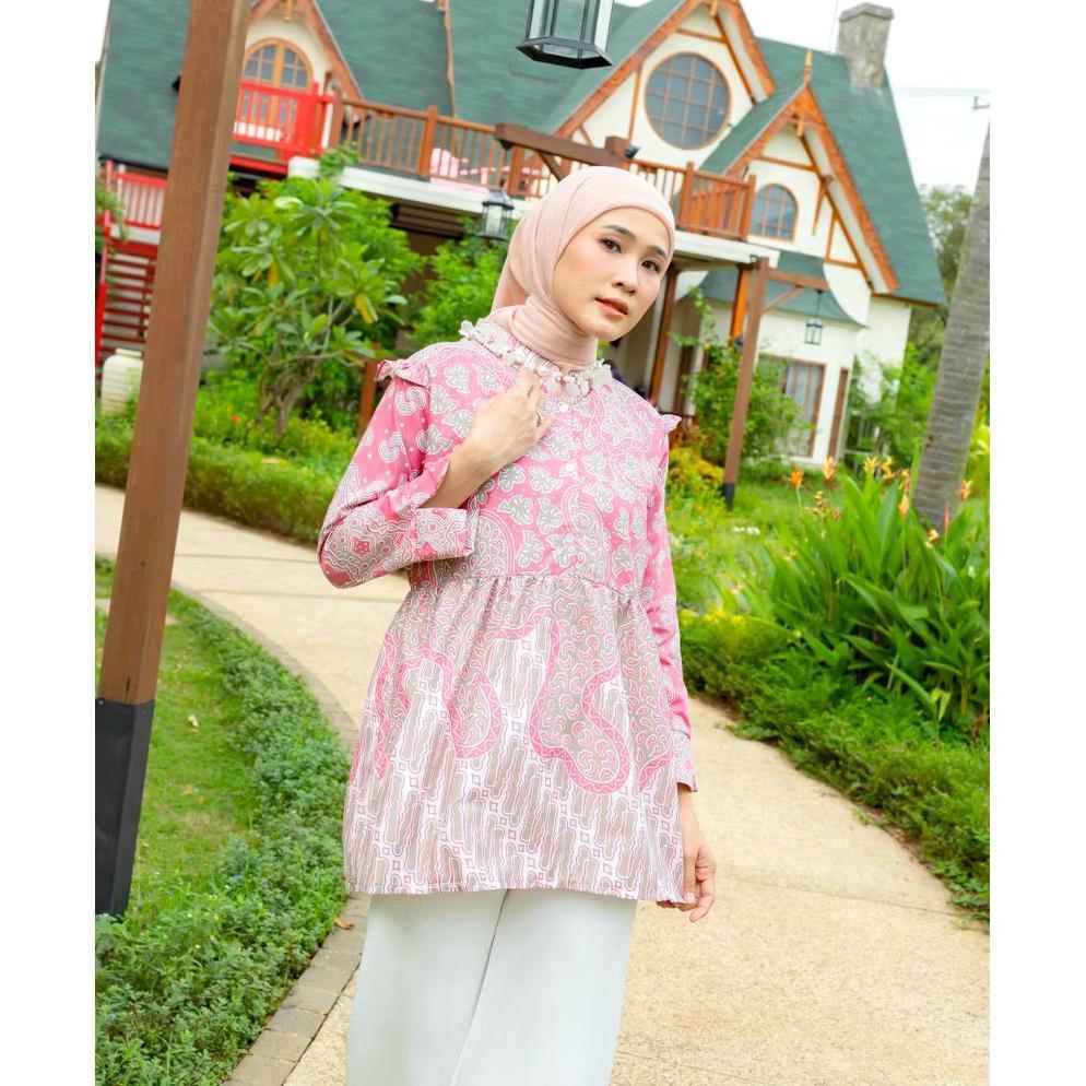 Batik Wanita Jumbo Baju Batik Wanita Size Jumbo Blouse Batik Wanita Size Jumbo LD 118 sd LD 140