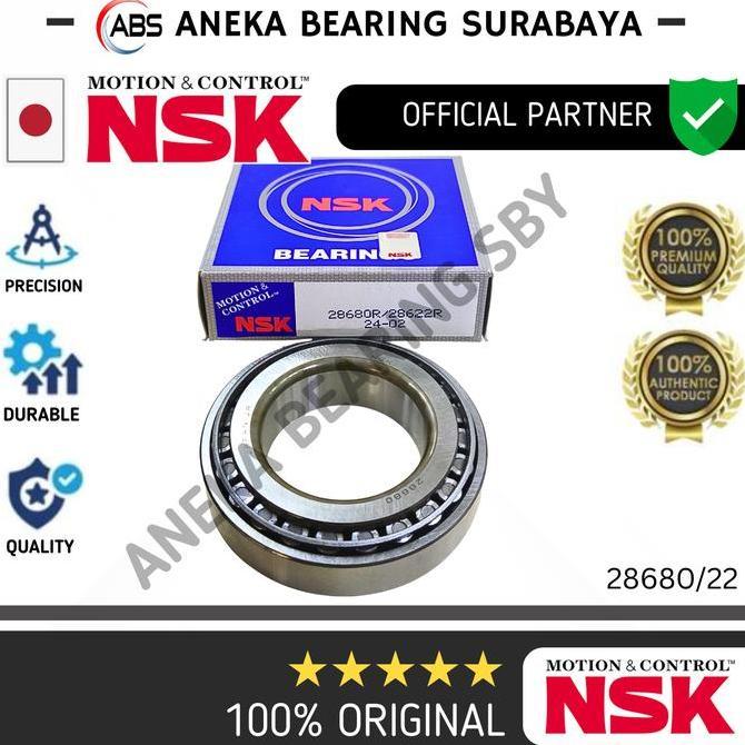 TERMURAH - BEARING RODA BELAKANG LUAR ELF 28680/28622 NSK JAPAN 28680/22 NKR66 NKR71  55.56X97.65X24