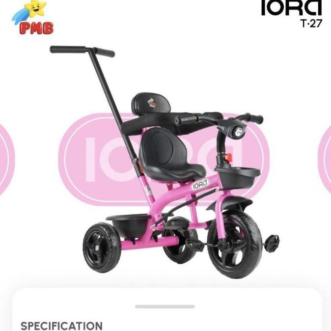 Sepeda Roda Tiga PMB IORA TC-06 TC06 Sepeda Anak Roda 3 Tricycle [terbaik]