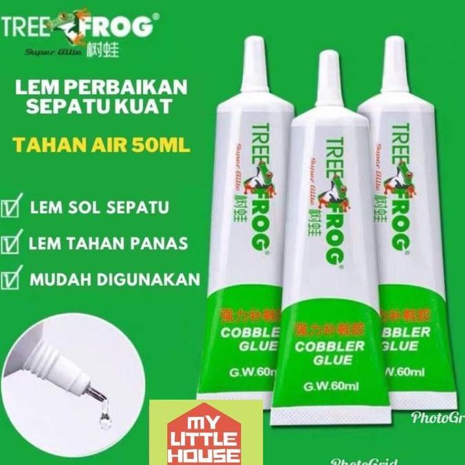 BUNDUQ TREE FROG Lem Sepatu Kuat INSTANT / Lem Sepatu Tahan Air / Lem Sepatu Baihere Super KUAT Pere