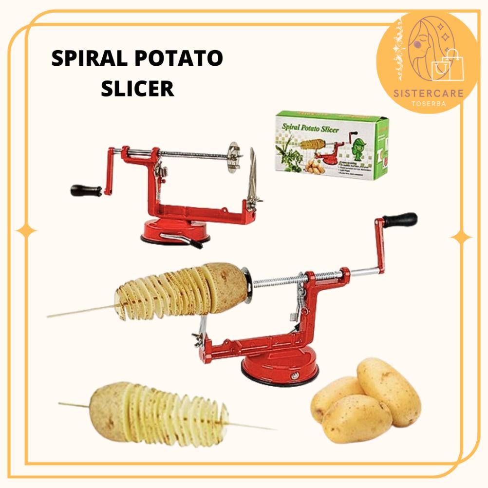 Spiral Potato Slicer Alat Pemotong Kentang Spiral Pengiris Kentang Spiral Mesin Kentang Spiral - Sis