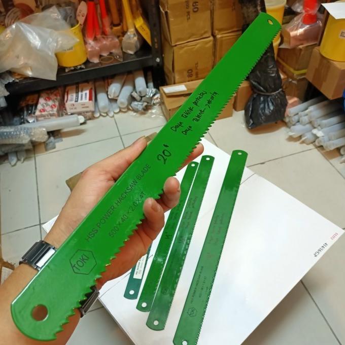 Mata Hacksaw 20" 500X40X2.0X4T Toki / Mata Gergaji Besi Toki 20" Hack Saw Blade Hss Original
