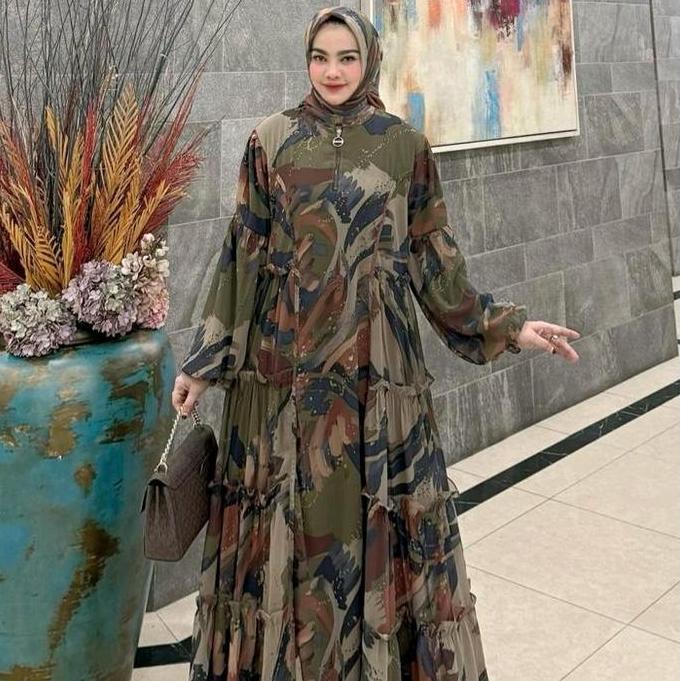 ISWARI SERIES PREMIUM SET ORY BY YODIZEIN SYARI GAMIS SET TERBARU GAMIS MEWAH GAMIS SYAR'I PREMIUM