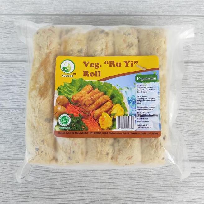 Vegood Vegetarian Ru Yi Roll Ruyi Ngo Hiong Chun Kien 10Pcs Beku