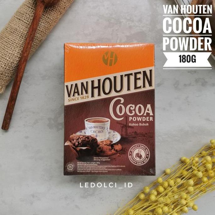 Ingredients- Van Houten Coklat Bubuk Cocoa Powder Van Houten 180 Gram