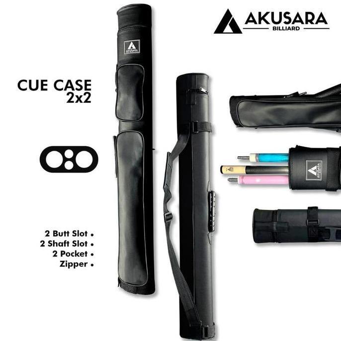 Tas Billiard Akusara Cue Case Billiard New