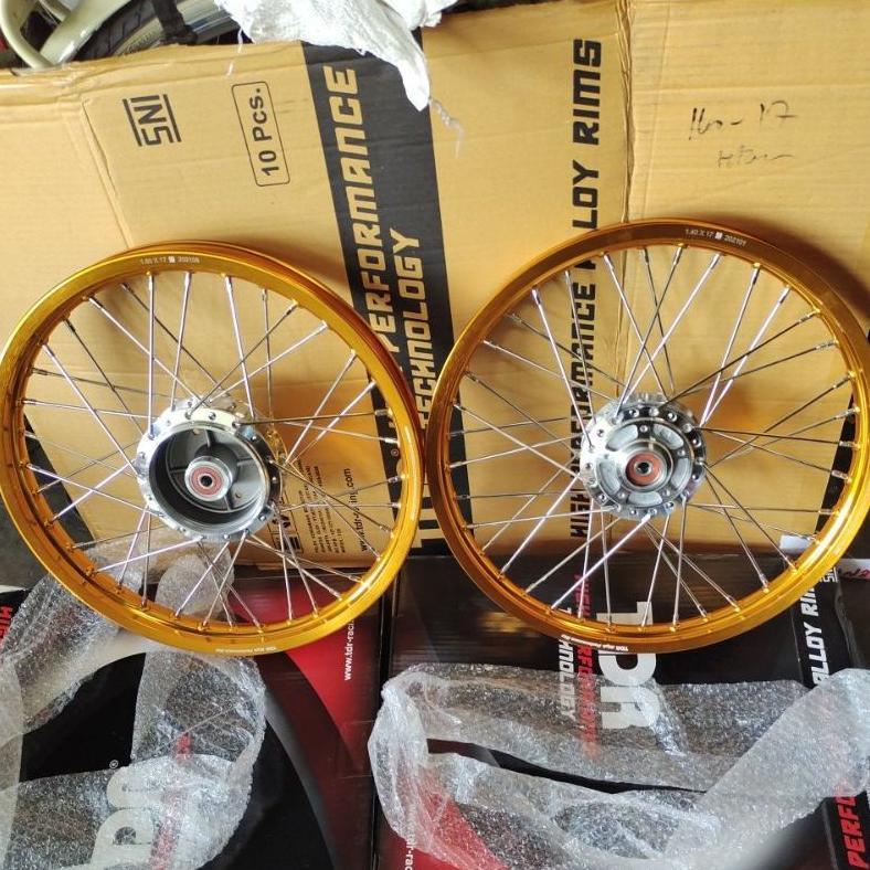 Paket Rakit Velg TDR 140/160x17+Takegawa Crome Supra,Karisma,Supra x 125 DD
