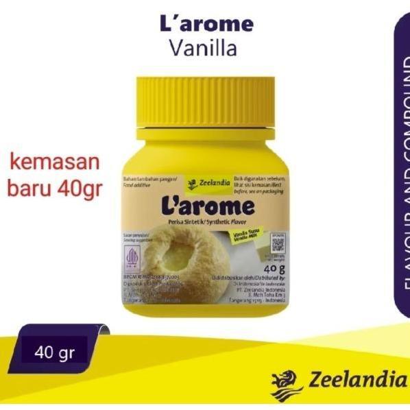Ingredients- LArome - Larome Vanilla Susu 40Gram