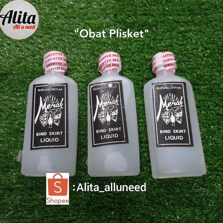 Obat Plisket/ Pleating/ Gorden/ Kain Cap Merak (1 botol)