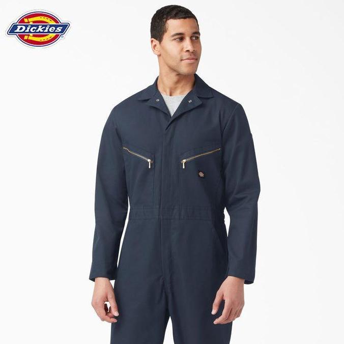 DICKIES - Long Sleeve Zipper Pocket Coverall, Dark Navy