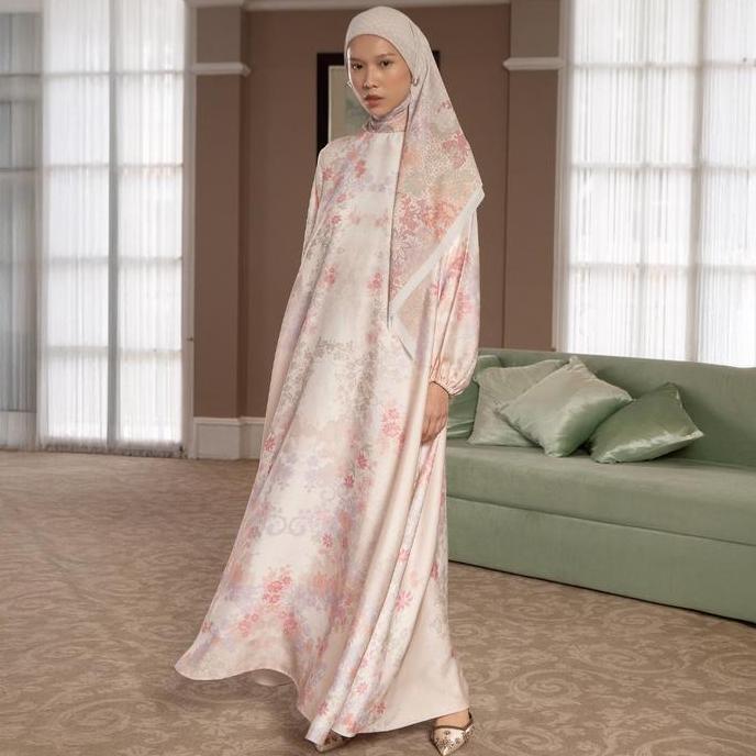 HijabChic Rosela Dress - Baju Lebaran Dress Motif Floral