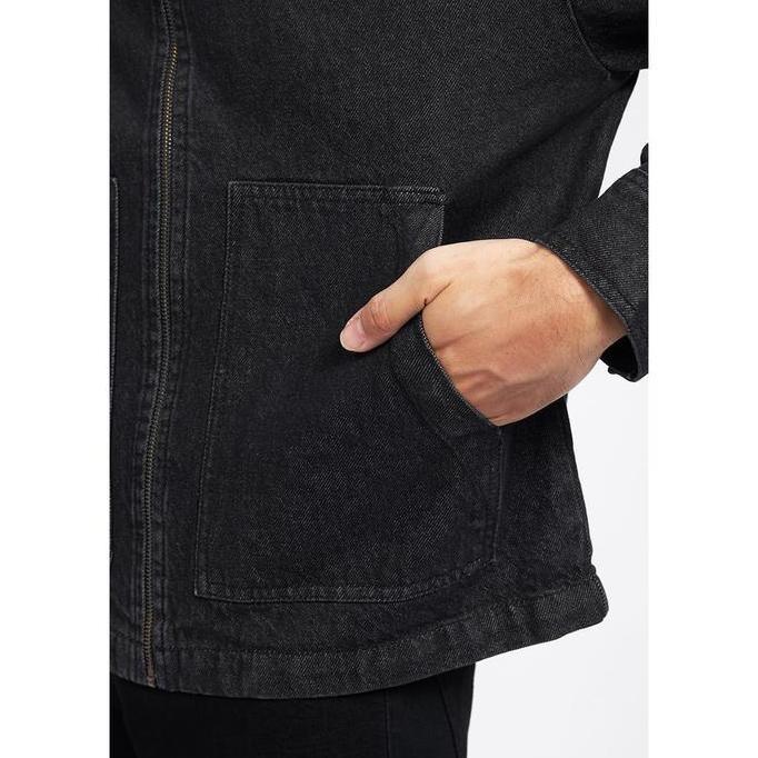 TIRAJEANS Denim Jacket 7-MJKRSEA126B001 Black