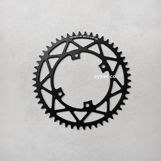 pass quest chainring 46T bcd 110 AL7875 shimano GRX crank arm
