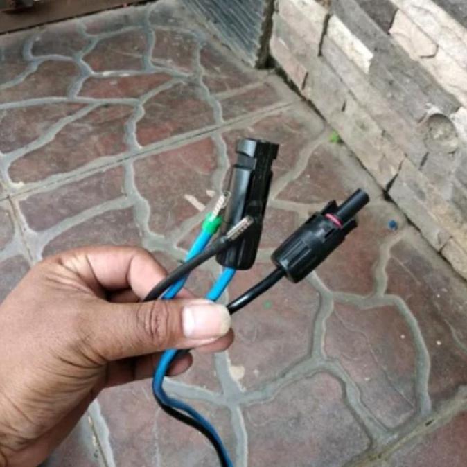 Ricita- Kabel Vw-1 Awg10 2X6Mm Cooper Untuk Panel Surya Dengan Bonus Konektor Mc4 - Bell, Tembaga, ,