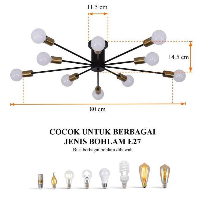 Lampu Plafon Minimalis Ruang Tamu Teras Villa Berkualitas