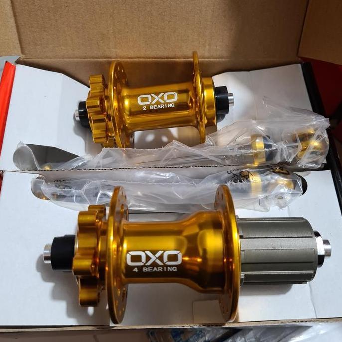 Hub Freehub OXO 28H Jangkrik Bearing 6 Bolt QR