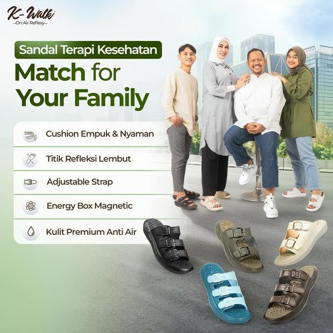 Sandal K-Walk Terapi Kesehatan Refleksi Jaco K-Walk Energy Sendal Jaco