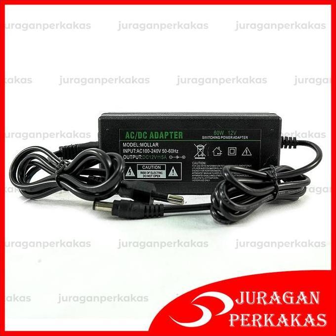 Adaptor Ac 12V 5A Cctv Dvr Sprayer Air Pompa Angin Dc 12 Volt 5 Ampere Terlaris