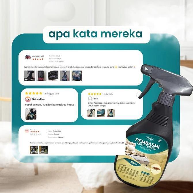 Limpeza- Seroxil Solusi Anti Tungau Kutu Kasur Spray 450Ml - Seroxil Pembasmi