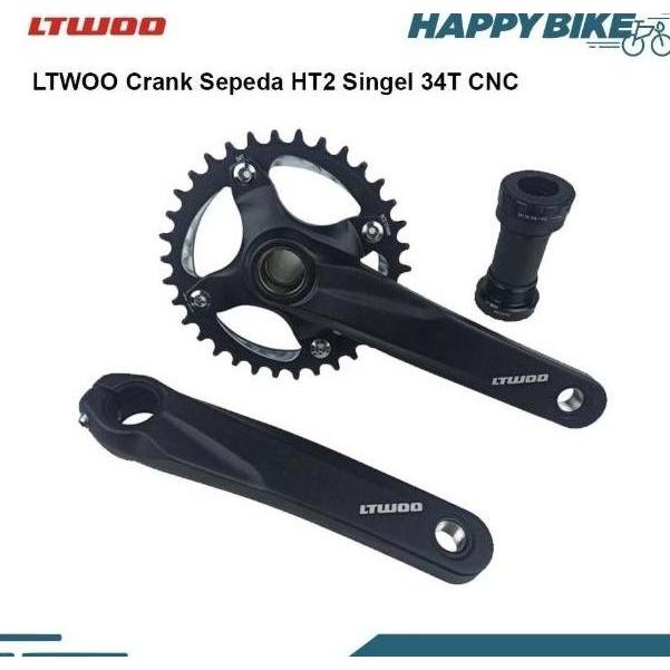 Promo L-Twoo Crank Set Sepeda Mtb Ltwoo Single 34T Hollowtech Ii Ht2 Terbaru 