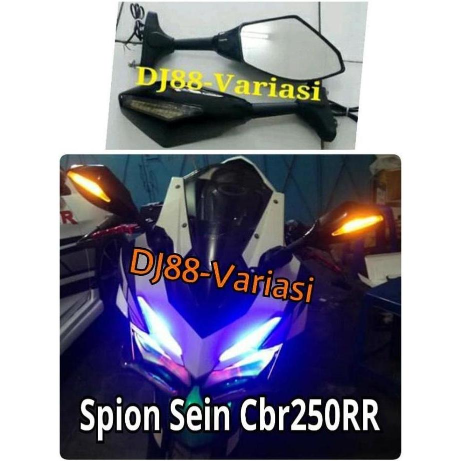 Promo Spion tekuk lipat sein cbr 250rr spion sen led cbr250rr cbr 150 cbr150 Diskon